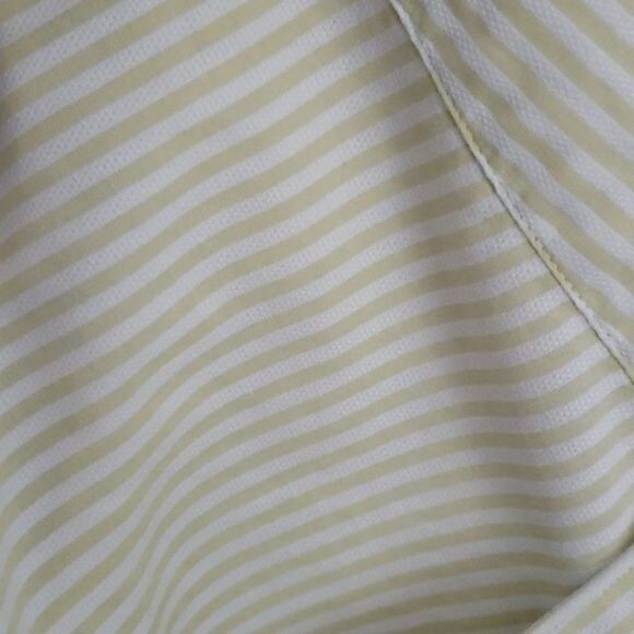 Vintage Oscar de La Renta Menswear Yellow Striped Shirt - Picture 10 of 10